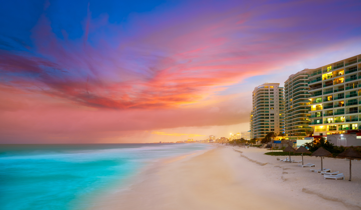 Cancun sunset