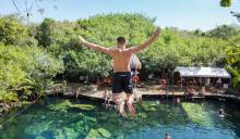 Cenote jump