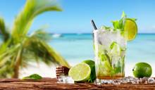 Mojito on beach