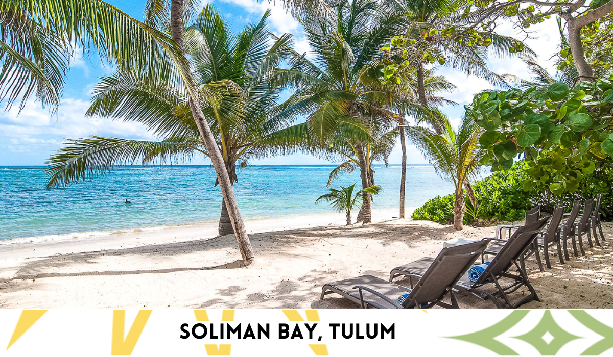 no sargassum beach rental akumal soliman bay tulum