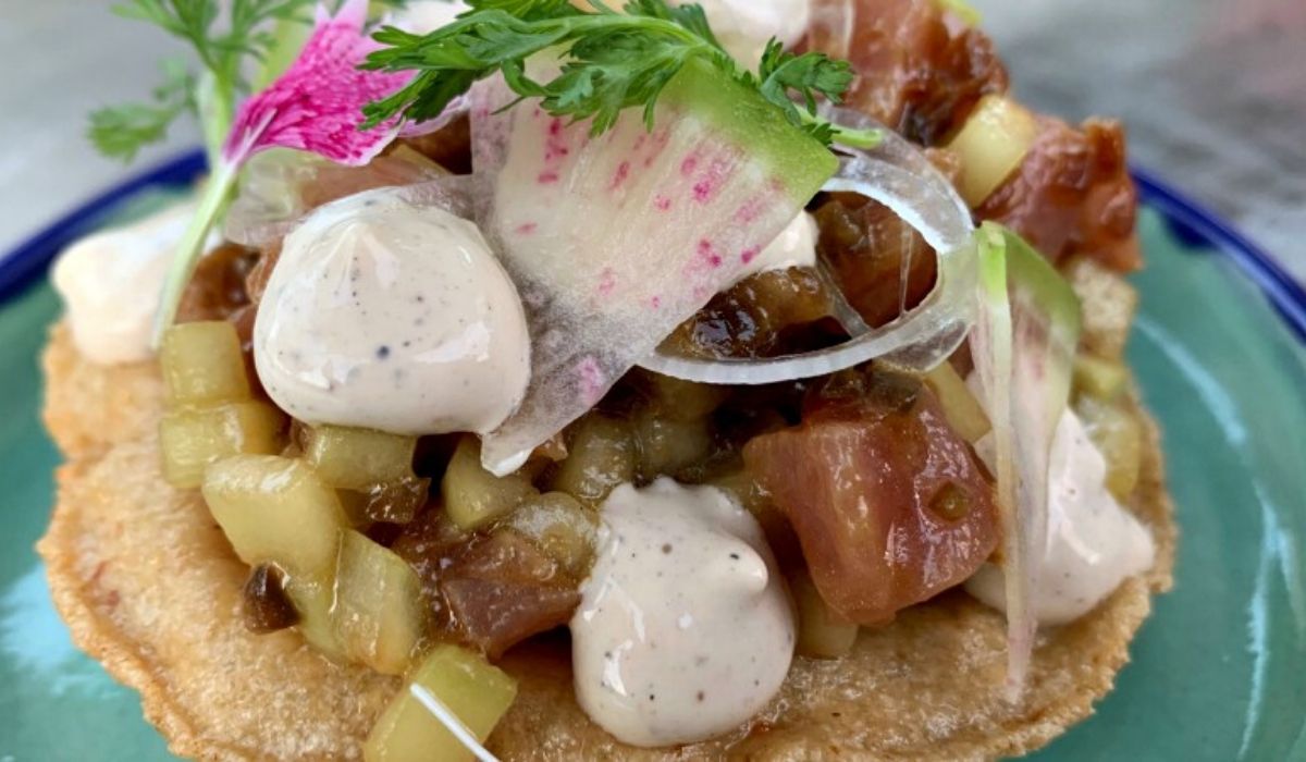 There’s a certain way you must eat the dishes at Swoon Rooftop Restaurant in Tulum.